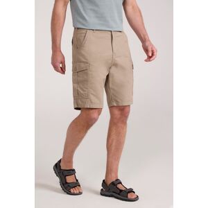 Mountain Warehouse Lakeside Mens Cargo Shorts - Beige - Beige - Size: W34 Mountain Warehouse Lakeside Mens Cargo Shorts - Beige - Beige - Size: W34