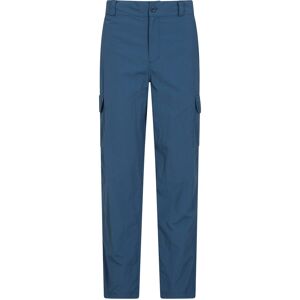 Mountain Warehouse Explore Mens Trousers - Short Length - Blue - Blue - Size: W36 Mountain Warehouse Explore Mens Trousers - Short Length - Blue - Blue - Size: W36