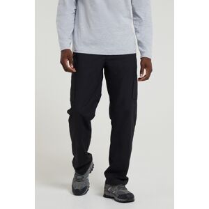 Mountain Warehouse Winter Trek Mens Fleece Lined Trouser - Black - Black - Size: W42 Mountain Warehouse Winter Trek Mens Fleece Lined Trouser - Black - Black - Size: W42
