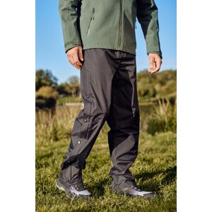 Mountain Warehouse Mens Extreme Downpour Waterproof Over Trousers - Black - Black - Size: XS Mountain Warehouse Mens Extreme Downpour Waterproof Over Trousers - Black - Black - Size: XS
