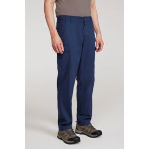 Mountain Warehouse Lakeside Mens Cargo Trousers - Blue - Blue - Size: W42 Mountain Warehouse Lakeside Mens Cargo Trousers - Blue - Blue - Size: W42