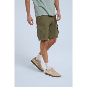 Animal Haze Mens Organic Cargo Shorts - Green - Green - Size: W38