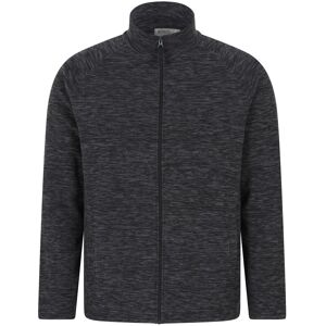 Mountain Warehouse Snowdon II Mens Full-Zip Fleece Jacket - Black - Black - Size: L Mountain Warehouse Snowdon II Mens Full-Zip Fleece Jacket - Black - Black - Size: L