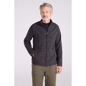 Mountain Warehouse Snowdon II Mens Full-Zip Fleece Jacket - Grey - Grey - Size: M Mountain Warehouse Snowdon II Mens Full-Zip Fleece Jacket - Grey - Grey - Size: M