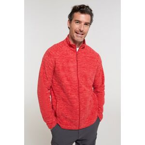 Mountain Warehouse Snowdon II Mens Full-Zip Fleece Jacket - Red - Red - Size: XXL Mountain Warehouse Snowdon II Mens Full-Zip Fleece Jacket - Red - Red - Size: XXL
