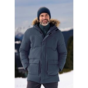 Mountain Warehouse Fern Mens Water Resistant Padded Parka - Navy - Navy - Size: XL Mountain Warehouse Fern Mens Water Resistant Padded Parka - Navy - Navy - Size: XL