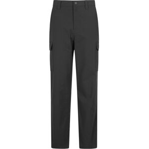 Mountain Warehouse Delta Mens Cargo Stretch Trousers - Short Length - Black - Black - Size: W34 Mountain Warehouse Delta Mens Cargo Stretch Trousers - Short Length - Black - Black - Size: W34