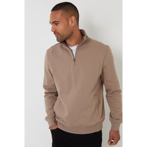 Threadbare Quarter Zip Neck Mens Sweatshirt - Threadbare Quarter Zip Neck Mens Sweatshirt -