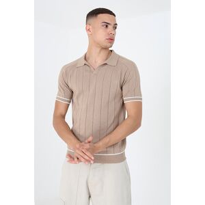 Brave Soul Short Sleeve Mens Open Collar Polo Shirt - Brave Soul Short Sleeve Mens Open Collar Polo Shirt -