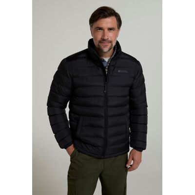 Mountain Warehouse Vista Mens Padded Jacket - Black - Black - Size: XS Mountain Warehouse Vista Mens Padded Jacket - Black - Black - Size: XS