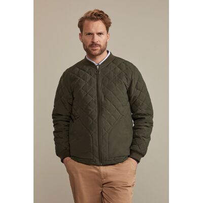 Hinter + Hobart Pembroke Mens Quilted Jacket - Green Hinter + Hobart Pembroke Mens Quilted Jacket - Green