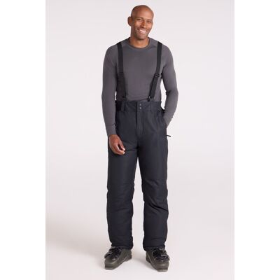 Mountain Warehouse Dusk II Mens Ski Pants - Black - Black - Size: XXL Mountain Warehouse Dusk II Mens Ski Pants - Black - Black - Size: XXL