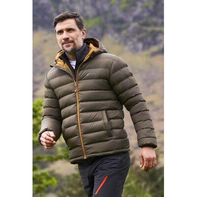 Mountain Warehouse Seasons Mens Padded Jacket - Green - Green - Size: S Mountain Warehouse Seasons Mens Padded Jacket - Green - Green - Size: S