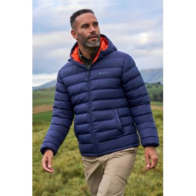 Mountain Warehouse Seasons Mens Padded Jacket - Navy - Navy - Size: XXL Mountain Warehouse Seasons Mens Padded Jacket - Navy - Navy - Size: XXL