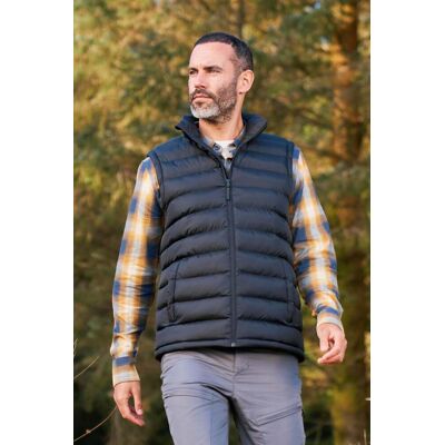 Mountain Warehouse Seasons Mens Padded Gilet - Black Mountain Warehouse Seasons Mens Padded Gilet - Black