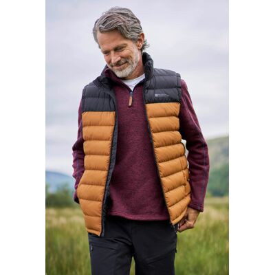 Mountain Warehouse Seasons Mens Padded Gilet - Gold Mountain Warehouse Seasons Mens Padded Gilet - Gold