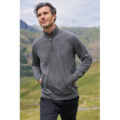 Mountain Warehouse Bamburgh Mens Half Zip Jumper - Grey Mountain Warehouse Bamburgh Mens Half Zip Jumper - Grey