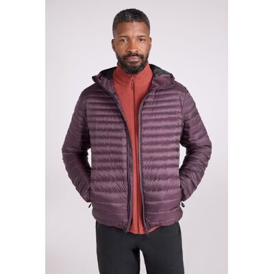 Mountain Warehouse Featherweight Hybrid Down Extreme Hooded Jacket - Brown Mountain Warehouse Featherweight Hybrid Down Extreme Hooded Jacket - Brown