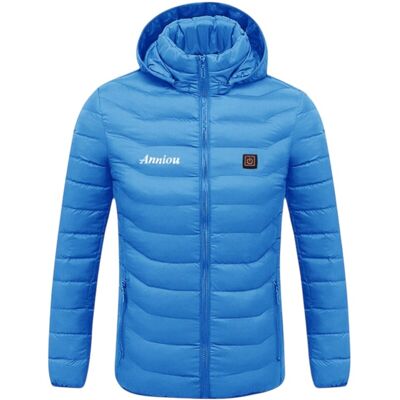 Anniou Clothing Single Button Heated Down Jacket Unisex - - Size: XL Anniou Clothing Single Button Heated Down Jacket Unisex - - Size: XL