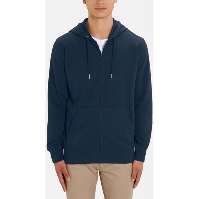 British Boxers Mens 85% Organic Cotton Zip-Up Hoodie - - Size: S British Boxers Mens 85% Organic Cotton Zip-Up Hoodie - - Size: S