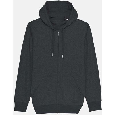 British Boxers Mens 85% Organic Cotton Zip-Up Hoodie - - Size: S British Boxers Mens 85% Organic Cotton Zip-Up Hoodie - - Size: S