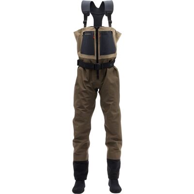 Grundéns Boundary Zip Stockingfoot - Men Stone/Otter - 46-47 Wader Grundéns Boundary Zip Stockingfoot - Men Stone/Otter - 46-47 Wader