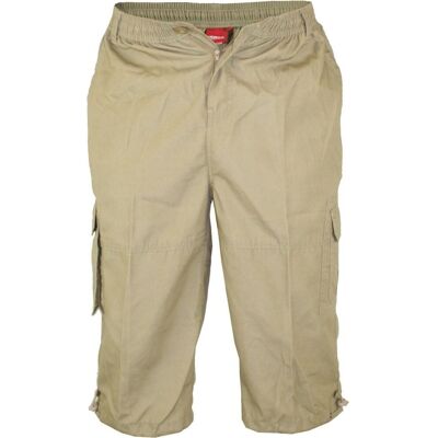 Duke Mason Mens Kingsize Cargo Capri Shorts - - Size: 7XL Duke Mason Mens Kingsize Cargo Capri Shorts - - Size: 7XL