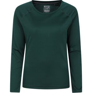 Mountain Warehouse Endurance Womens Long Sleeve Top - Green - Green - Size: 20 Mountain Warehouse Endurance Womens Long Sleeve Top - Green - Green - Size: 20
