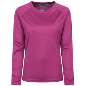 Mountain Warehouse Endurance Womens Long Sleeve Top - Purple - Purple - Size: 6 Mountain Warehouse Endurance Womens Long Sleeve Top - Purple - Purple - Size: 6