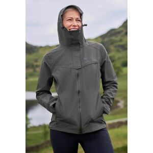 Mountain Warehouse Arlberg Womens 2. 5 Layer Waterproof Jacket - Green - Green - Size: 20 Mountain Warehouse Arlberg Womens 2. 5 Layer Waterproof Jacket - Green - Green - Size: 20