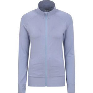 Mountain Warehouse Womens Bamboo Rich Full-Zip Midlayer - Blue - Blue - Size: 4 Mountain Warehouse Womens Bamboo Rich Full-Zip Midlayer - Blue - Blue - Size: 4