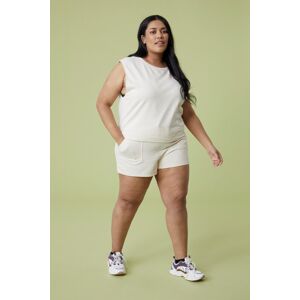 Active Lunar Womens Oversized Vest - Cream - Cream - Size: 12 Active Lunar Womens Oversized Vest - Cream - Cream - Size: 12