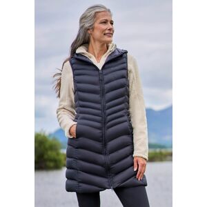 Mountain Warehouse Florence Womens Long Padded Gilet - Black - Black - Size: 12 Mountain Warehouse Florence Womens Long Padded Gilet - Black - Black - Size: 12