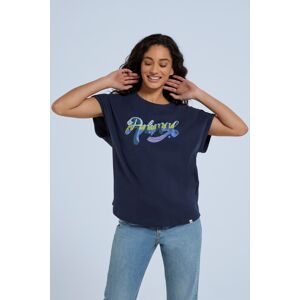 Animal Holly Womens Script T-Shirt - Navy - Navy - Size: 8 Animal Holly Womens Script T-Shirt - Navy - Navy - Size: 8