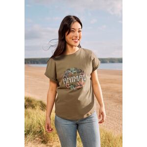 Animal Holly Womens Logo T-Shirt - Green - Green - Size: 6 Animal Holly Womens Logo T-Shirt - Green - Green - Size: 6