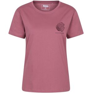 Mountain Warehouse Edinburgh Womens Relaxed Short-Sleeved T-Shirt - Pink - Pink - Size: 16 Mountain Warehouse Edinburgh Womens Relaxed Short-Sleeved T-Shirt - Pink - Pink - Size: 16