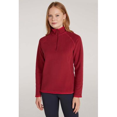 Mountain Warehouse Montana Womens Half-Zip Fleece - Red - Red - Size: 20 Mountain Warehouse Montana Womens Half-Zip Fleece - Red - Red - Size: 20
