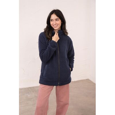 Lighthouse Seashell Womens Full Zip Sherpa Fleece - - Size: 20 Lighthouse Seashell Womens Full Zip Sherpa Fleece - - Size: 20