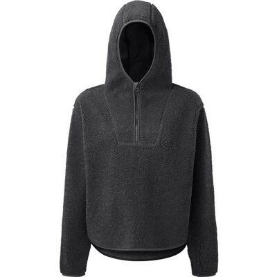 TriDri Sherpa Fleece Womens Quarter Zip Hoodie - - Size: L-XL TriDri Sherpa Fleece Womens Quarter Zip Hoodie - - Size: L-XL