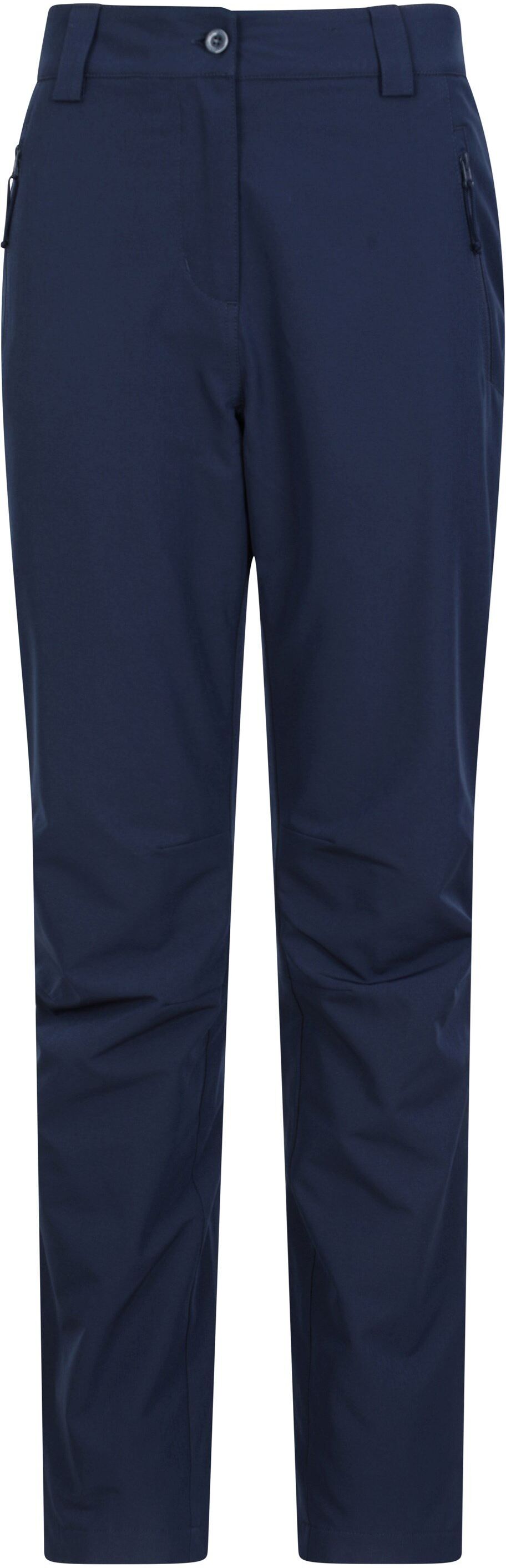 Mountain Warehouse Arctic II Womens Thermal Fleece Lined Trousers - Short Length - Navy - Navy - Size: 20