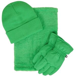 Mountain Warehouse Kids Winter Accessories Set - Green - Green - Size: M Mountain Warehouse Kids Winter Accessories Set - Green - Green - Size: M