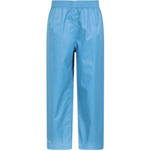 Mountain Warehouse Pakka II Kids Waterproof Overtrousers - Blue - Blue - Size: 13y Mountain Warehouse Pakka II Kids Waterproof Overtrousers - Blue - Blue - Size: 13y