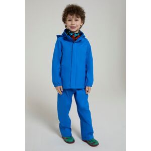 Mountain Warehouse Pakka II Kids Waterproof Overtrousers - Blue - Blue - Size: 13y Mountain Warehouse Pakka II Kids Waterproof Overtrousers - Blue - Blue - Size: 13y