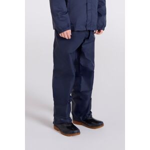 Mountain Warehouse Pakka II Kids Waterproof Overtrousers - Navy - Navy - Size: 13y Mountain Warehouse Pakka II Kids Waterproof Overtrousers - Navy - Navy - Size: 13y