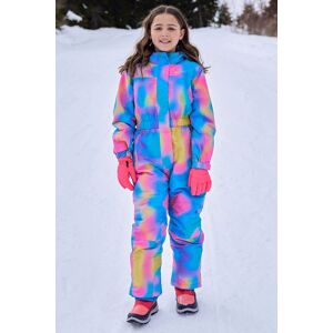 Mountain Warehouse Cloud Printed Kids All in One Waterproof Snowsuit - Blue - Blue - Size: 2-3y Mountain Warehouse Cloud Printed Kids All in One Waterproof Snowsuit - Blue - Blue - Size: 2-3y