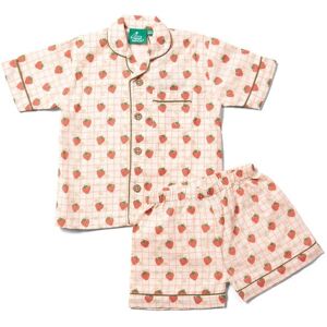 Little Green Radicals Strawberry Kids 100% Organic Cotton Pyjama Set - Little Green Radicals Strawberry Kids 100% Organic Cotton Pyjama Set -