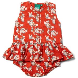 Little Green Radicals Rabbits Baby 100% Organic Cotton Ruffle Romper - - Size: 3-6m Little Green Radicals Rabbits Baby 100% Organic Cotton Ruffle Romper - - Size: 3-6m