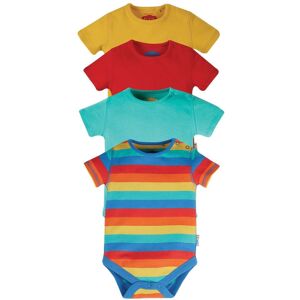 Frugi Baby 100% Cotton Over the Rainbow 4 Pack Body - Frugi Baby 100% Cotton Over the Rainbow 4 Pack Body -