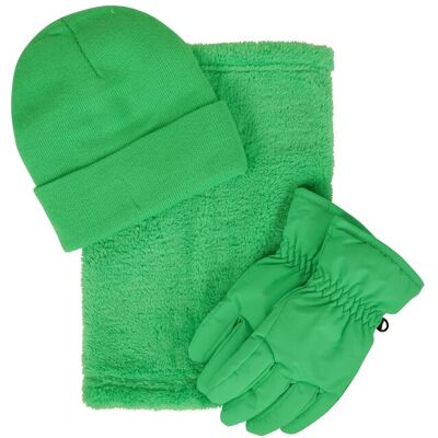 Mountain Warehouse Kids Winter Accessories Set - Green - Green - Size: XS Mountain Warehouse Kids Winter Accessories Set - Green - Green - Size: XS