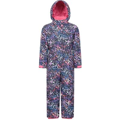Mountain Warehouse Cloud Printed Kids All in One Waterproof Snowsuit - Green - Green - Size: 2-3y Mountain Warehouse Cloud Printed Kids All in One Waterproof Snowsuit - Green - Green - Size: 2-3y